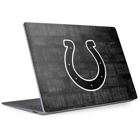 NFL Indianapolis Colts Black & White Surface Laptop 3 13.5in Skin