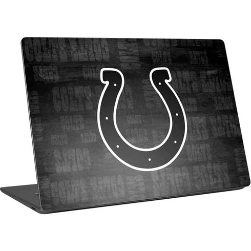 NFL Indianapolis Colts Black & White Surface Laptop 4 15in Skin