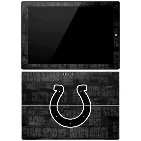 NFL Indianapolis Colts Black & White Surface Pro 3 Skin