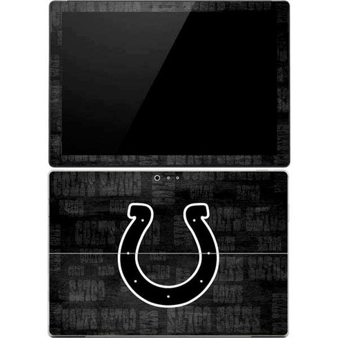 NFL Indianapolis Colts Black & White Surface Pro 4 Skin