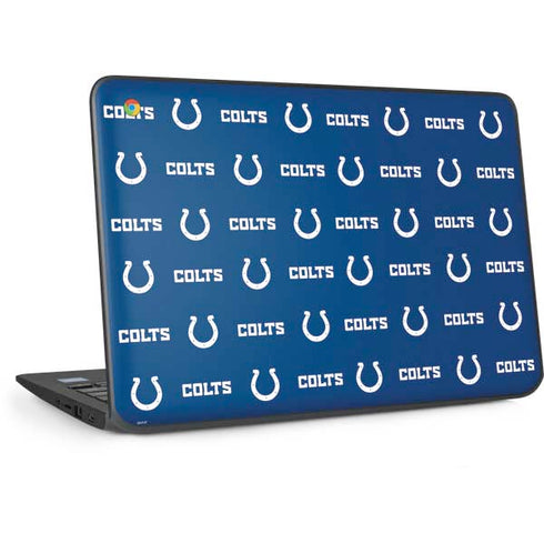 NFL Indianapolis Colts Blitz Series HP Chromebook Skin