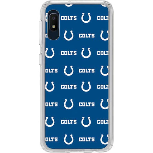 NFL Indianapolis Colts Blitz Series Galaxy A10e Clear Case