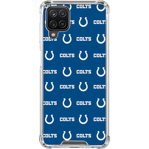 NFL Indianapolis Colts Blitz Series Galaxy A12 Clear Case