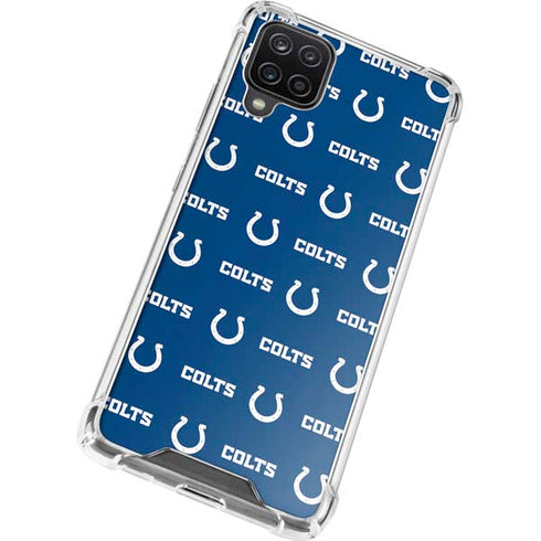 NFL Indianapolis Colts Blitz Series Galaxy A12 Clear Case