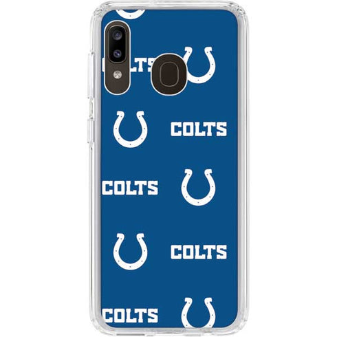 NFL Indianapolis Colts Blitz Series Galaxy A20 Clear Case