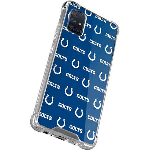 NFL Indianapolis Colts Blitz Series Galaxy A71 5G Clear Case