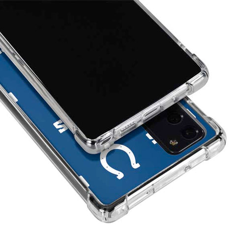 NFL Indianapolis Colts Blitz Series Galaxy Note20 5G Clear Case
