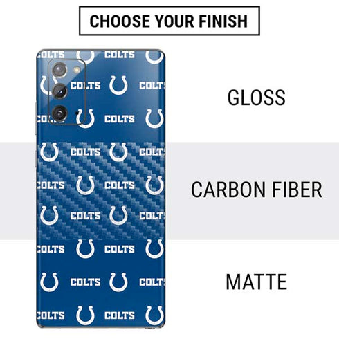 NFL Indianapolis Colts Blitz Series Galaxy Note20 5G Skin