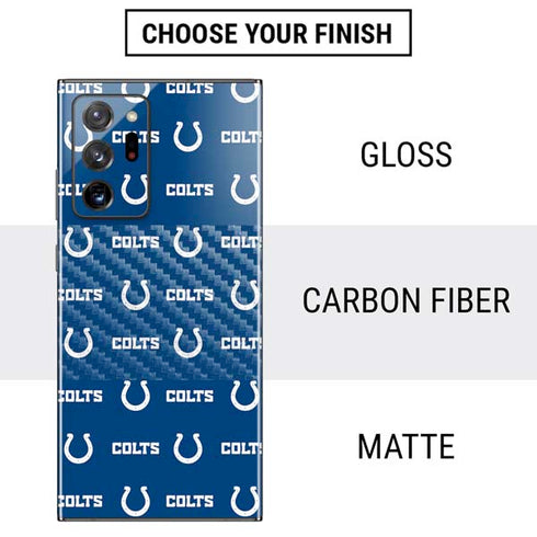 NFL Indianapolis Colts Blitz Series Galaxy Note20 Ultra 5G Skin