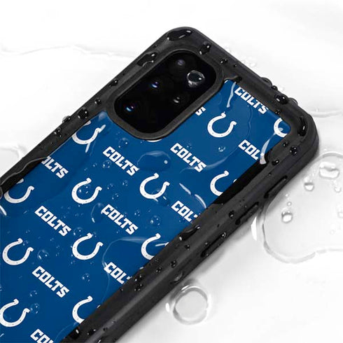 NFL Indianapolis Colts Blitz Series Galaxy S20 Plus Waterproof Case