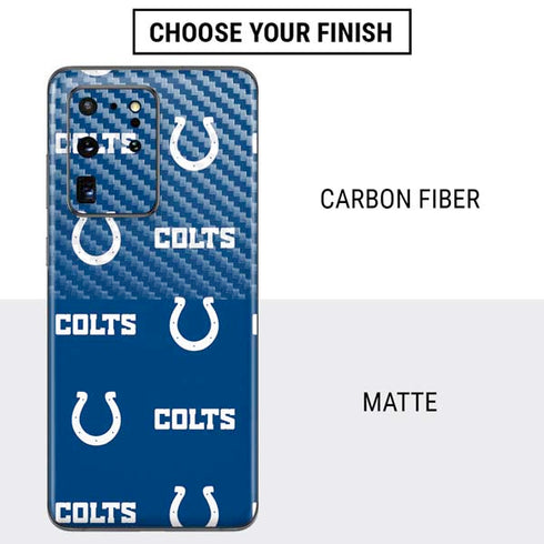 NFL Indianapolis Colts Blitz Series Galaxy S20 Ultra 5G Skin