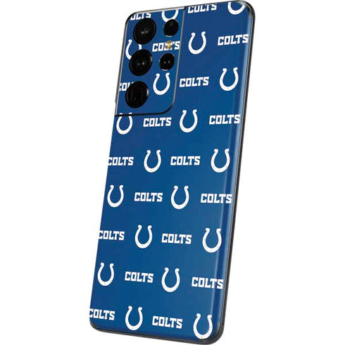 NFL Indianapolis Colts Blitz Series Galaxy S21 Ultra 5G Skin