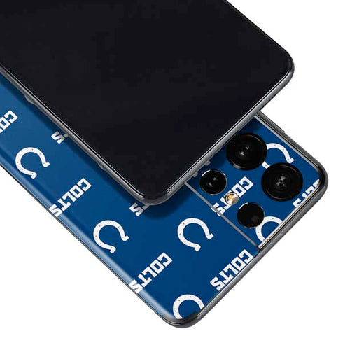 NFL Indianapolis Colts Blitz Series Galaxy S21 Ultra 5G Skin