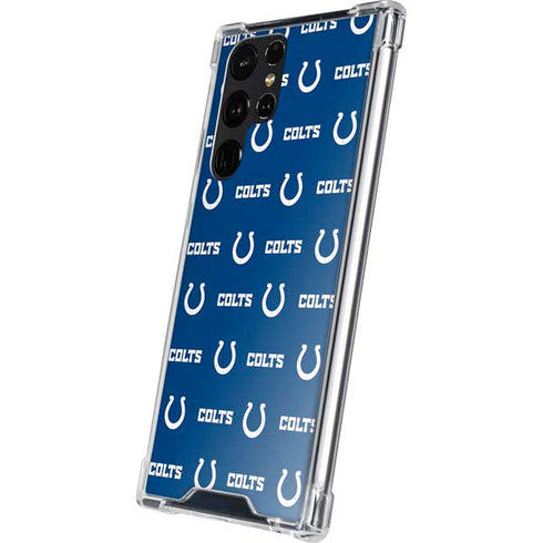 NFL Indianapolis Colts Blitz Series Galaxy S24 Ultra Clear Case