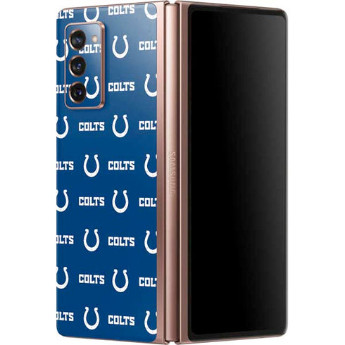 NFL Indianapolis Colts Blitz Series Galaxy Z Fold2 5G Skin