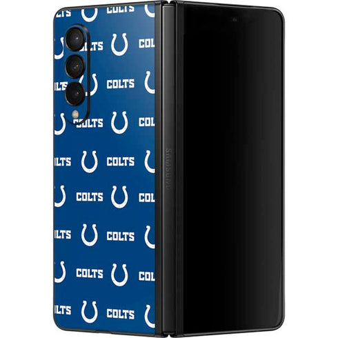 NFL Indianapolis Colts Blitz Series Galaxy Z Fold3 5G Skin