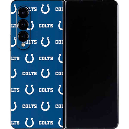 NFL Indianapolis Colts Blitz Series Galaxy Z Fold4 5G Skin