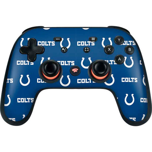 NFL Indianapolis Colts Blitz Series Google Stadia Controller Skin