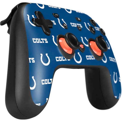 NFL Indianapolis Colts Blitz Series Google Stadia Controller Skin