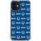 NFL Indianapolis Colts Blitz Series iPhone 12 Mini Clear Case