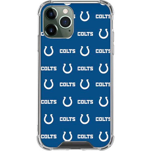 NFL Indianapolis Colts Blitz Series iPhone 12 Pro Clear Case