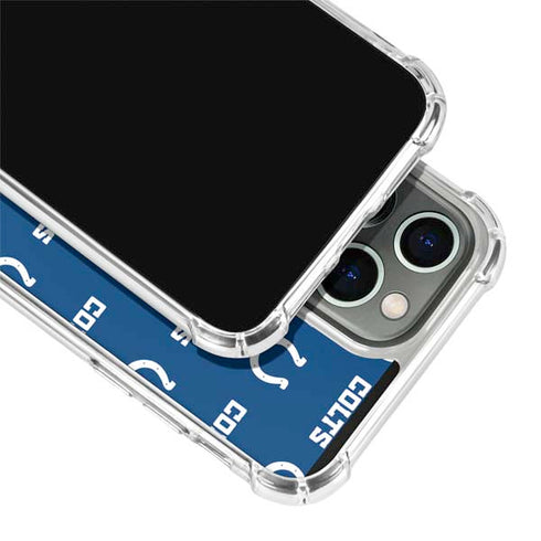 NFL Indianapolis Colts Blitz Series iPhone 13 Pro Clear Case