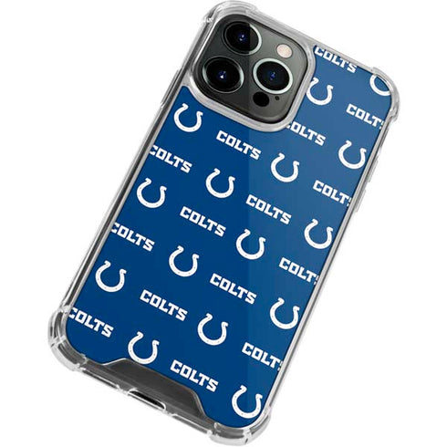 NFL Indianapolis Colts Blitz Series iPhone 13 Pro Clear Case