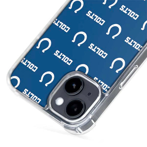 NFL Indianapolis Colts Blitz Series iPhone 15 Plus MagSafe Case