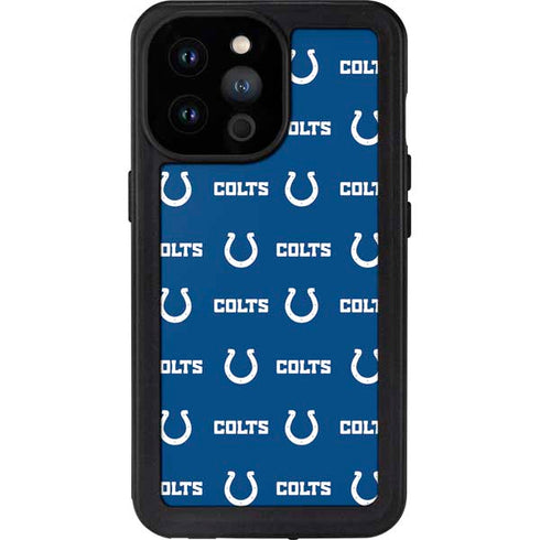 NFL Indianapolis Colts Blitz Series iPhone 14 Pro Max Waterproof Case