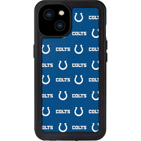 NFL Indianapolis Colts Blitz Series iPhone 15 Plus Waterproof Case