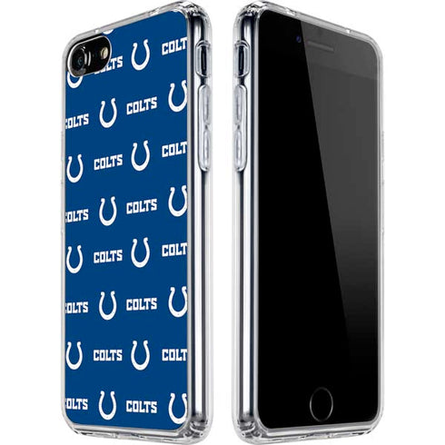 NFL Indianapolis Colts Blitz Series iPhone SE (2nd & 3rd Gen) Clear Case