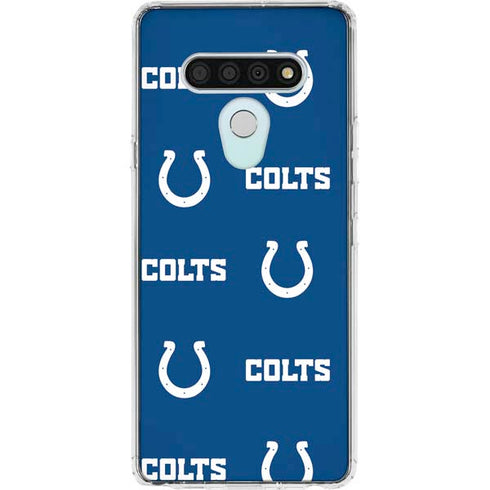 NFL Indianapolis Colts Blitz Series LG Stylo 6 Clear Case