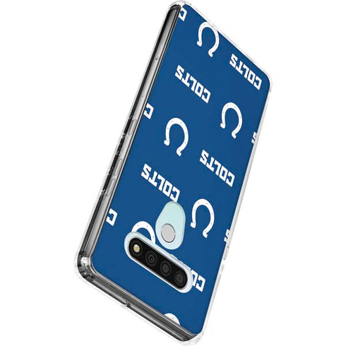 NFL Indianapolis Colts Blitz Series LG Stylo 6 Clear Case