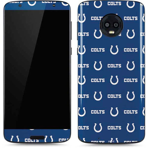 NFL Indianapolis Colts Blitz Series Moto G6 Skin
