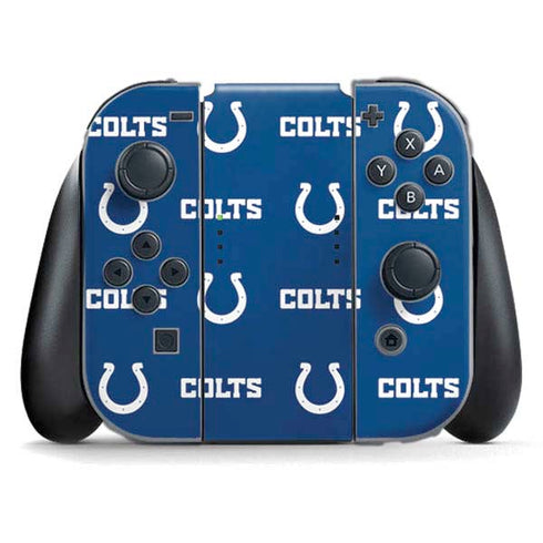 NFL Indianapolis Colts Blitz Series Nintendo Switch (2017-2021) Joy-Con Controller Skin