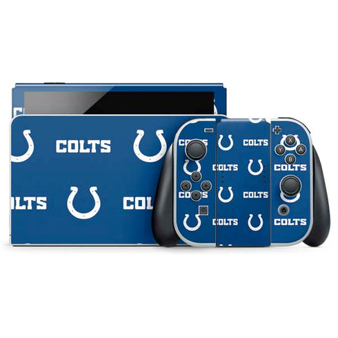 NFL Indianapolis Colts Blitz Series Nintendo Switch OLED (2021) Skin