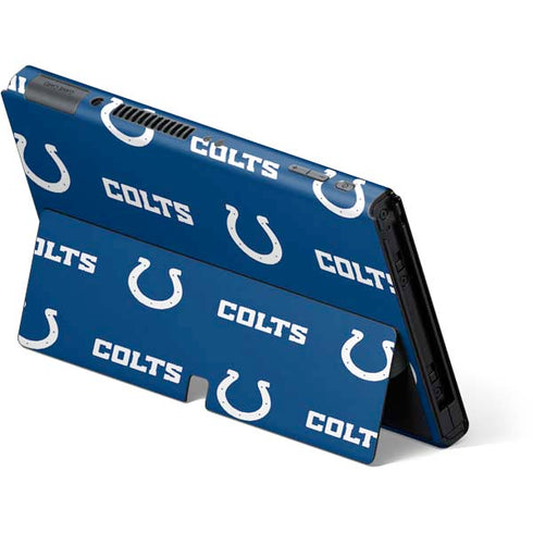 NFL Indianapolis Colts Blitz Series Nintendo Switch OLED (2021) Skin