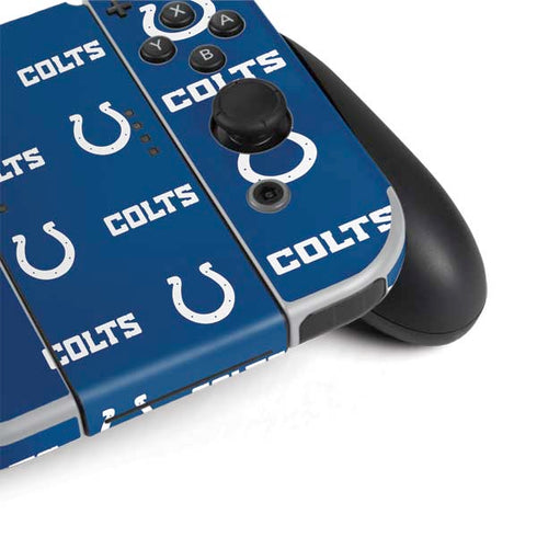 NFL Indianapolis Colts Blitz Series Nintendo Switch OLED (2021) Skin