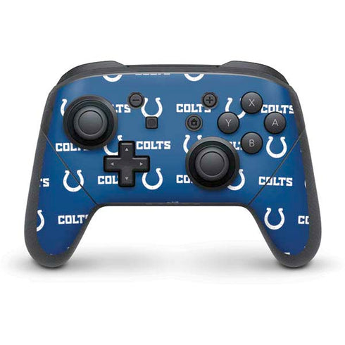 NFL Indianapolis Colts Blitz Series Nintendo Switch Pro Controller Skin
