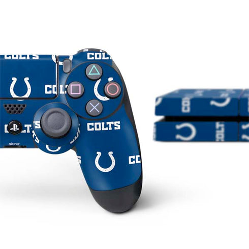 NFL Indianapolis Colts Blitz Series PS4 Console and Controller Bundle Skin