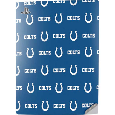 NFL Indianapolis Colts Blitz Series PS5 Digital Edition Console Skin