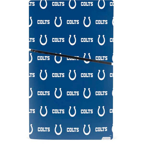 NFL Indianapolis Colts Blitz Series PS5 Slim Digital Edition Console Skin