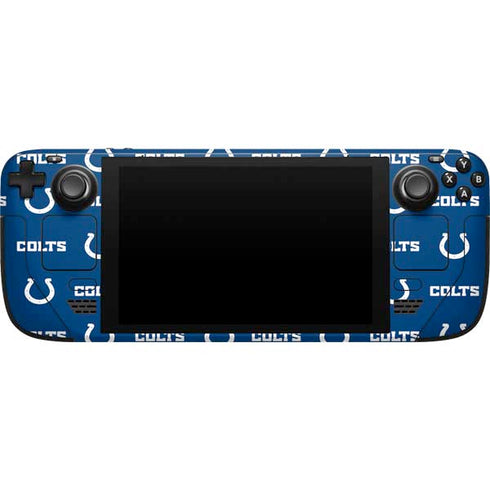 NFL Indianapolis Colts Blitz Series Steam Deck Handheld Gaming Computer Skin