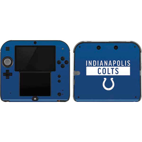 NFL Indianapolis Colts Blue Performance Series Nintendo 2DS Skin