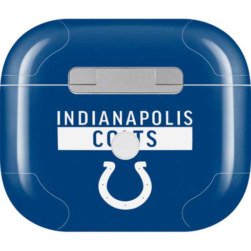NFL Indianapolis Colts Blue Performance Series Apple AirPods (3rd Gen 2021) Skin