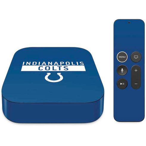 NFL Indianapolis Colts Blue Performance Series Apple TV Skin