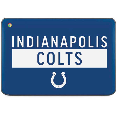 NFL Indianapolis Colts Blue Performance Series HP Chromebook Skin