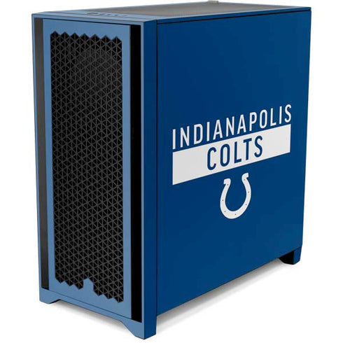 NFL Indianapolis Colts Blue Performance Series Corsair 4000D Tempered Glass Mid-Tower ATX Case Skin