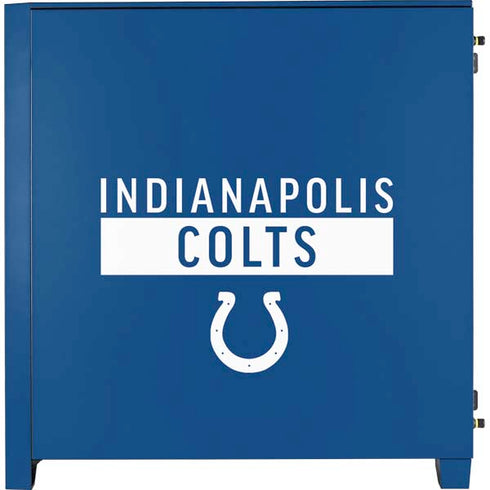 NFL Indianapolis Colts Blue Performance Series Corsair 4000D Tempered Glass Mid-Tower ATX Case Skin