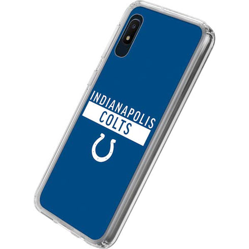 NFL Indianapolis Colts Blue Performance Series Galaxy A10e Clear Case